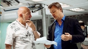 Interstellar'ın bilimsel danışmanı Kip Thorne (solda) ve yönetmeni Christpher Nolan